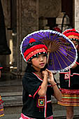 Chiang Mai - Wat Phra That Doi Suthep. Children in traditional costumes. 